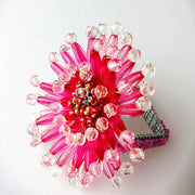 Pink Gerbera Napkin Rings (12pcs/set)